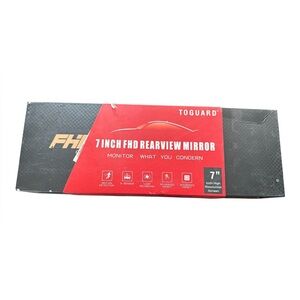 Toguard 7” FHD Rearview Mirror Backup Camera NWT